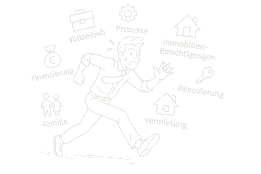 Immobilieninvestor jongliert viele Aufgaben
